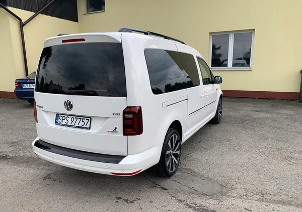 Volkswagen Caddy cena 76000 przebieg: 130452, rok produkcji 2018 z Pszczyna małe 466